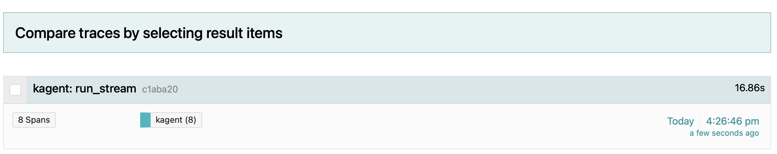 Jaeger results page