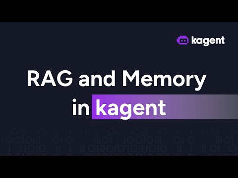 RAG and Memory in kagent