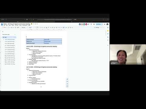 All Things AI Agents community meeting