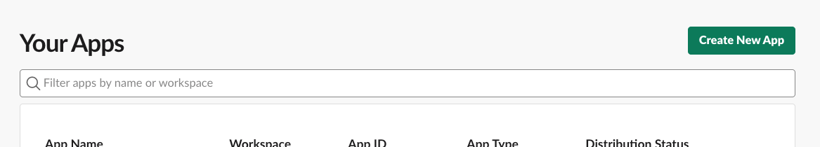 Create an app